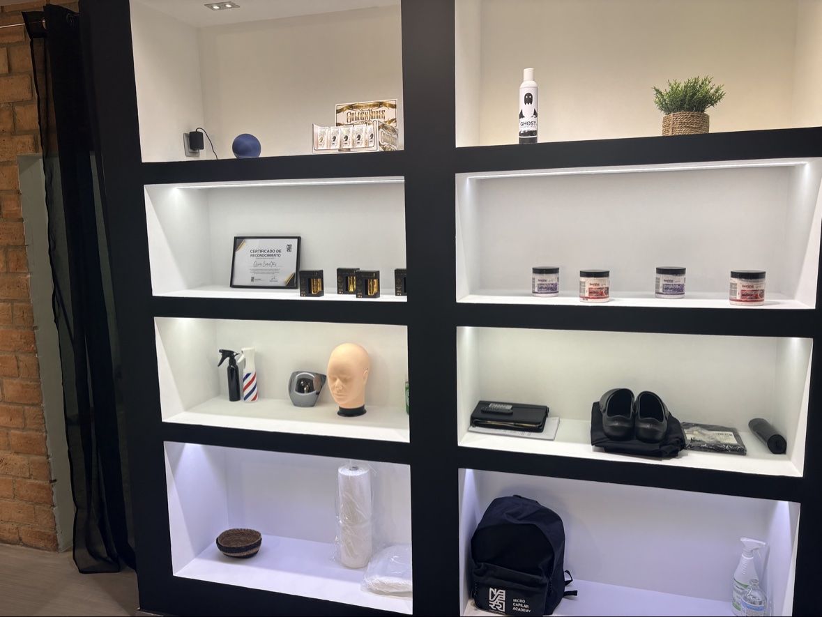Estanterías con productos